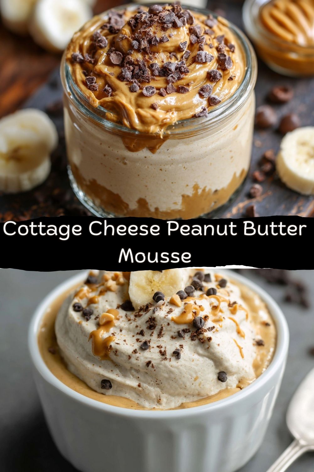Cottage Cheese Peanut Butter Mousse