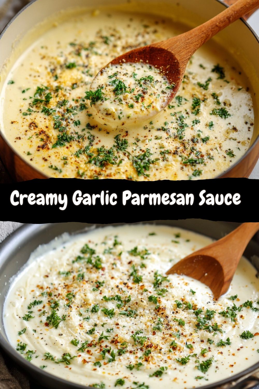 Creamy Garlic Parmesan Sauce