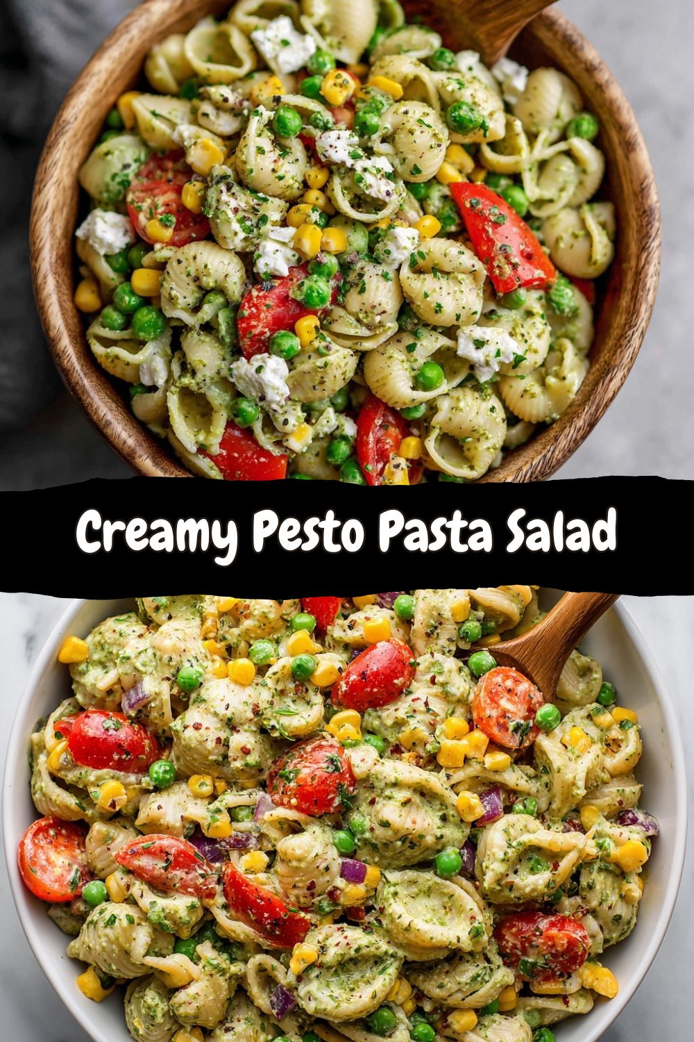 Creamy Pesto Pasta Salad