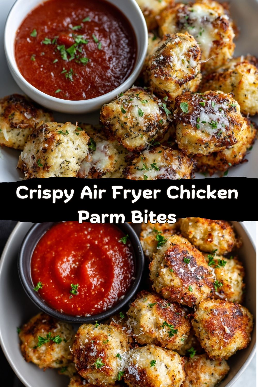 Air Fryer Chicken Parm Bites