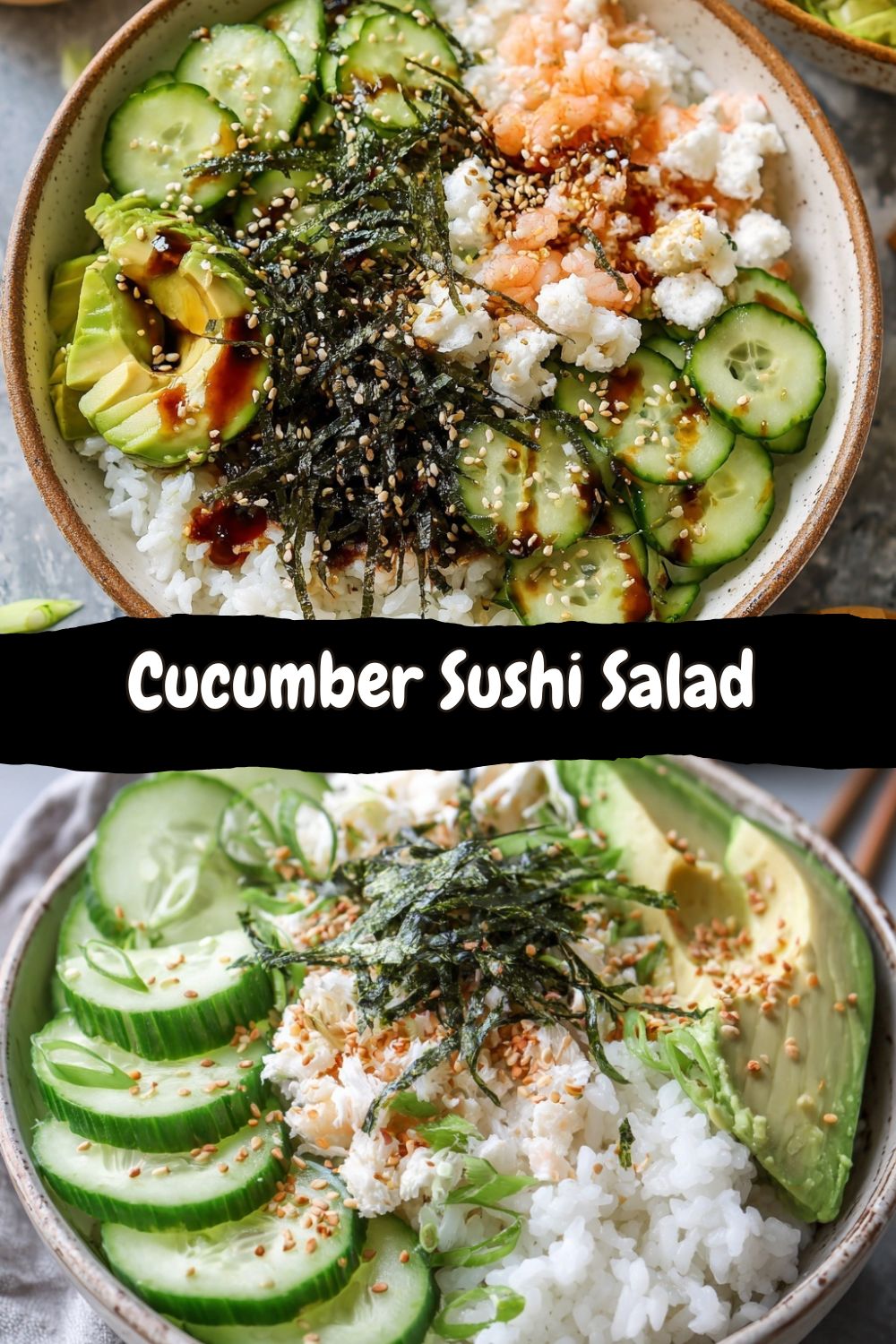Cucumber Sushi Salad 