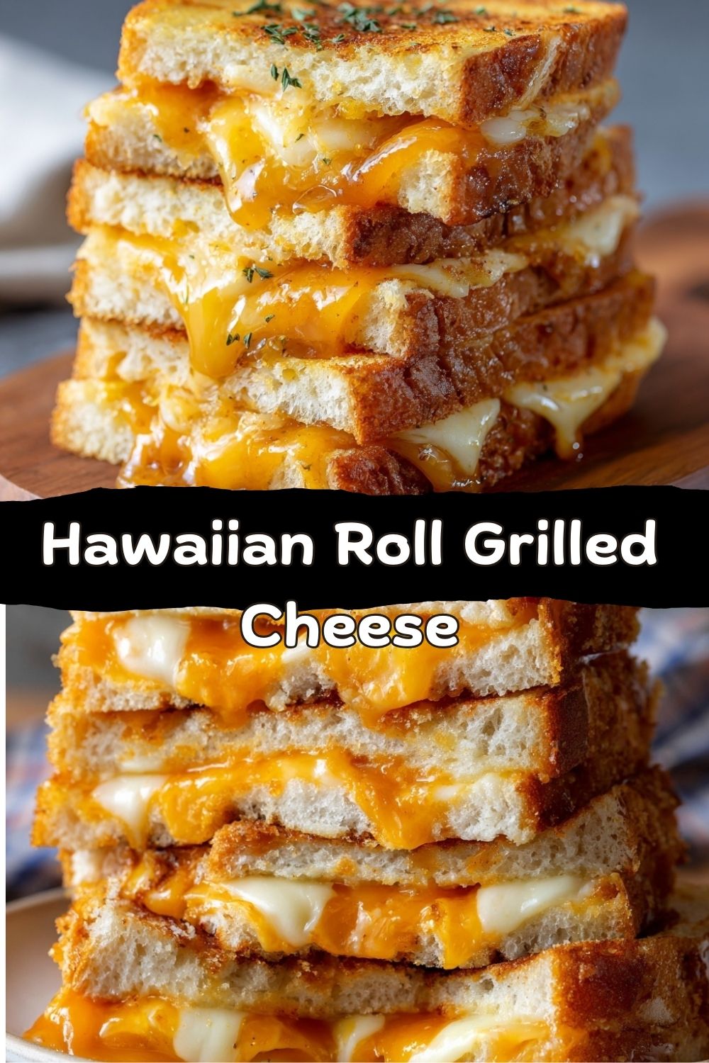 Hawaiian Roll Grilled Cheese