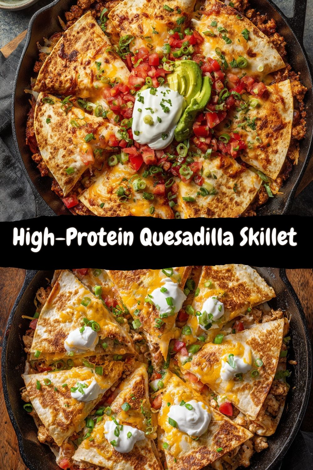 High-Protein Quesadilla Skillet