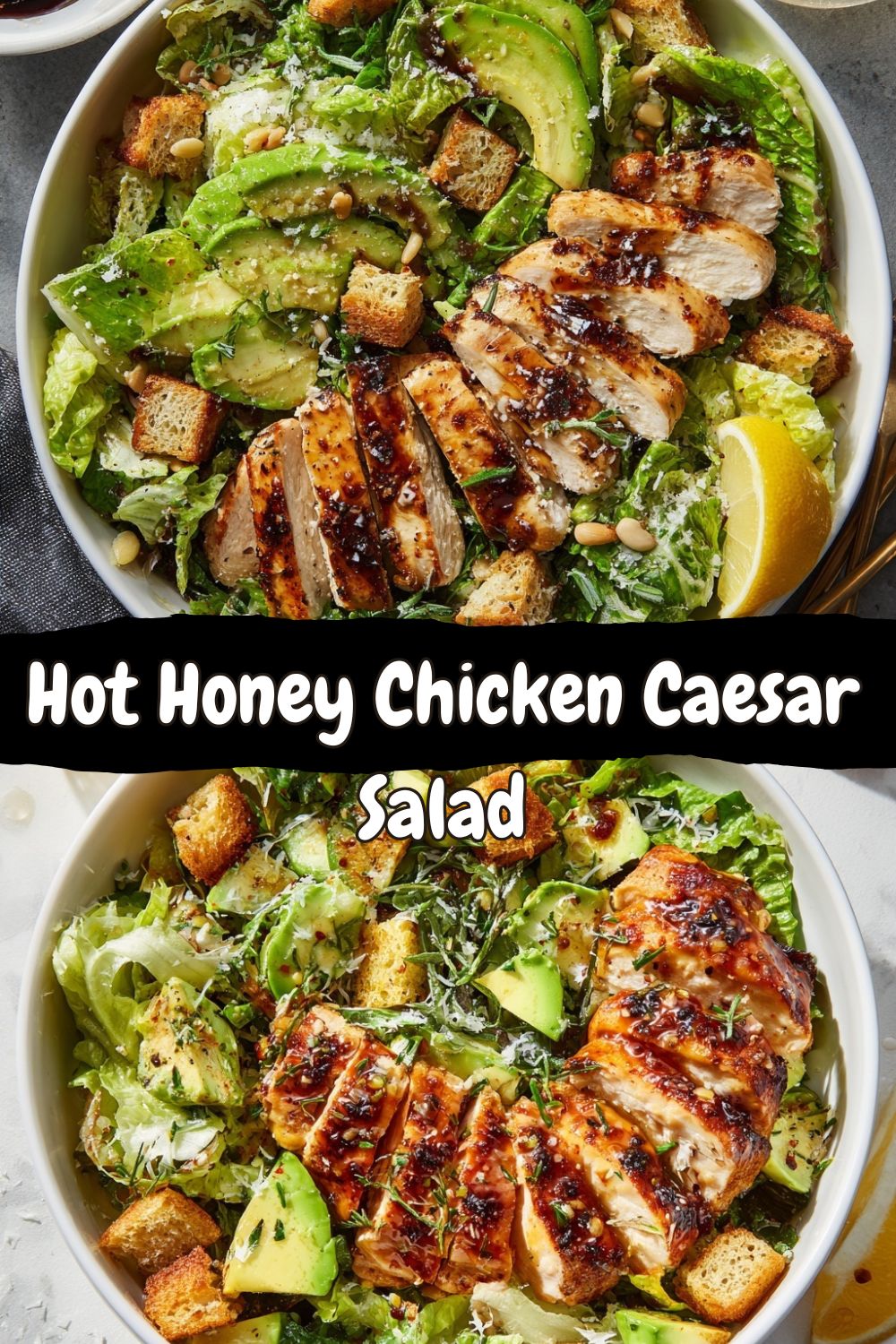 Hot Honey Chicken Caesar Salad