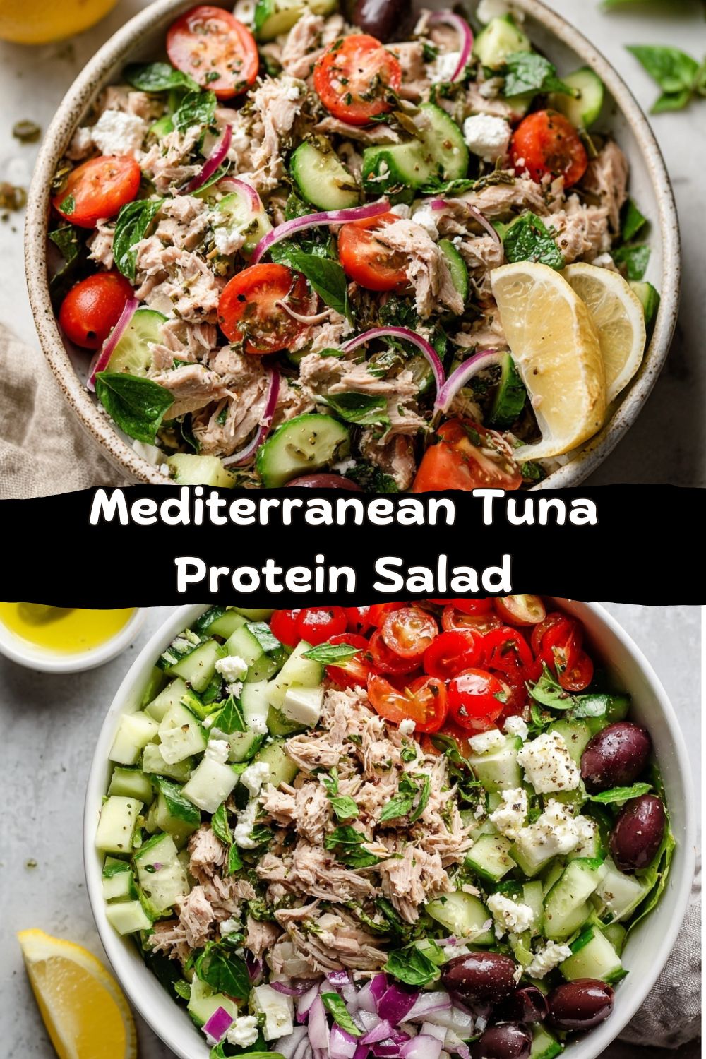 Mediterranean Tuna Protein Salad