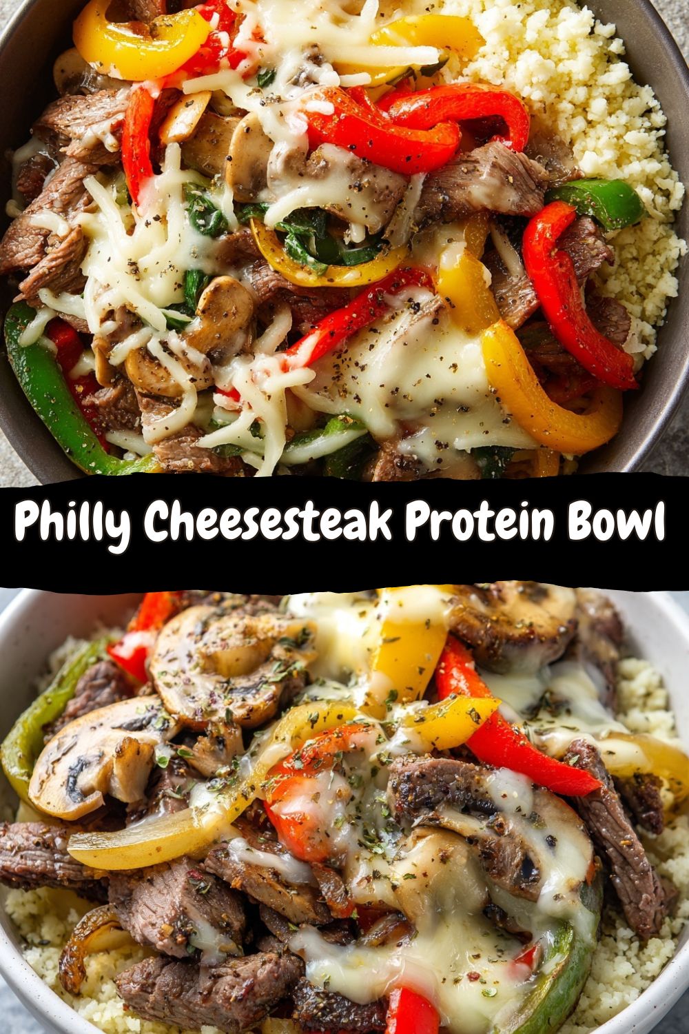 Philly Cheesesteak Protein Bowl