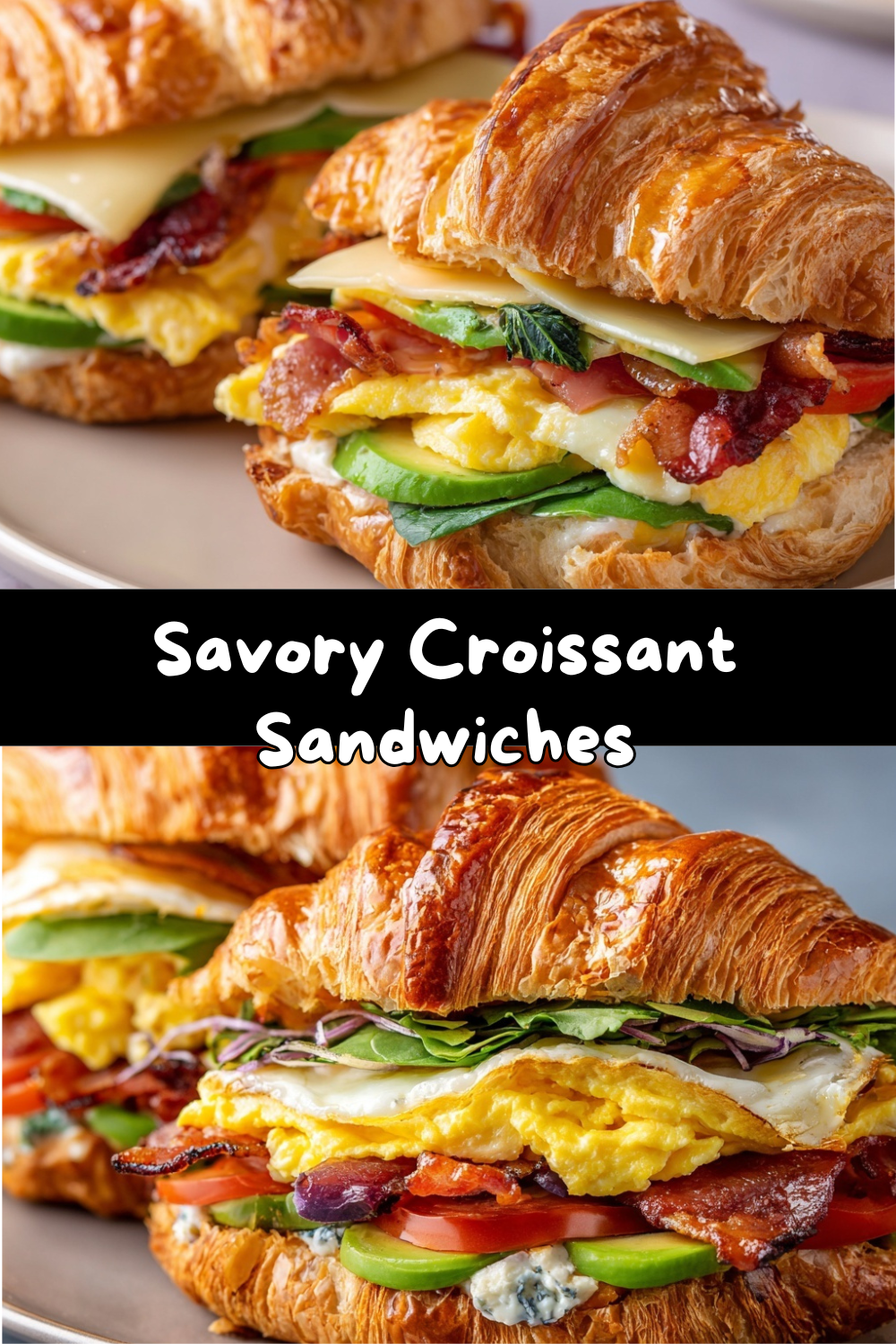 Savory Croissant Sandwiches
