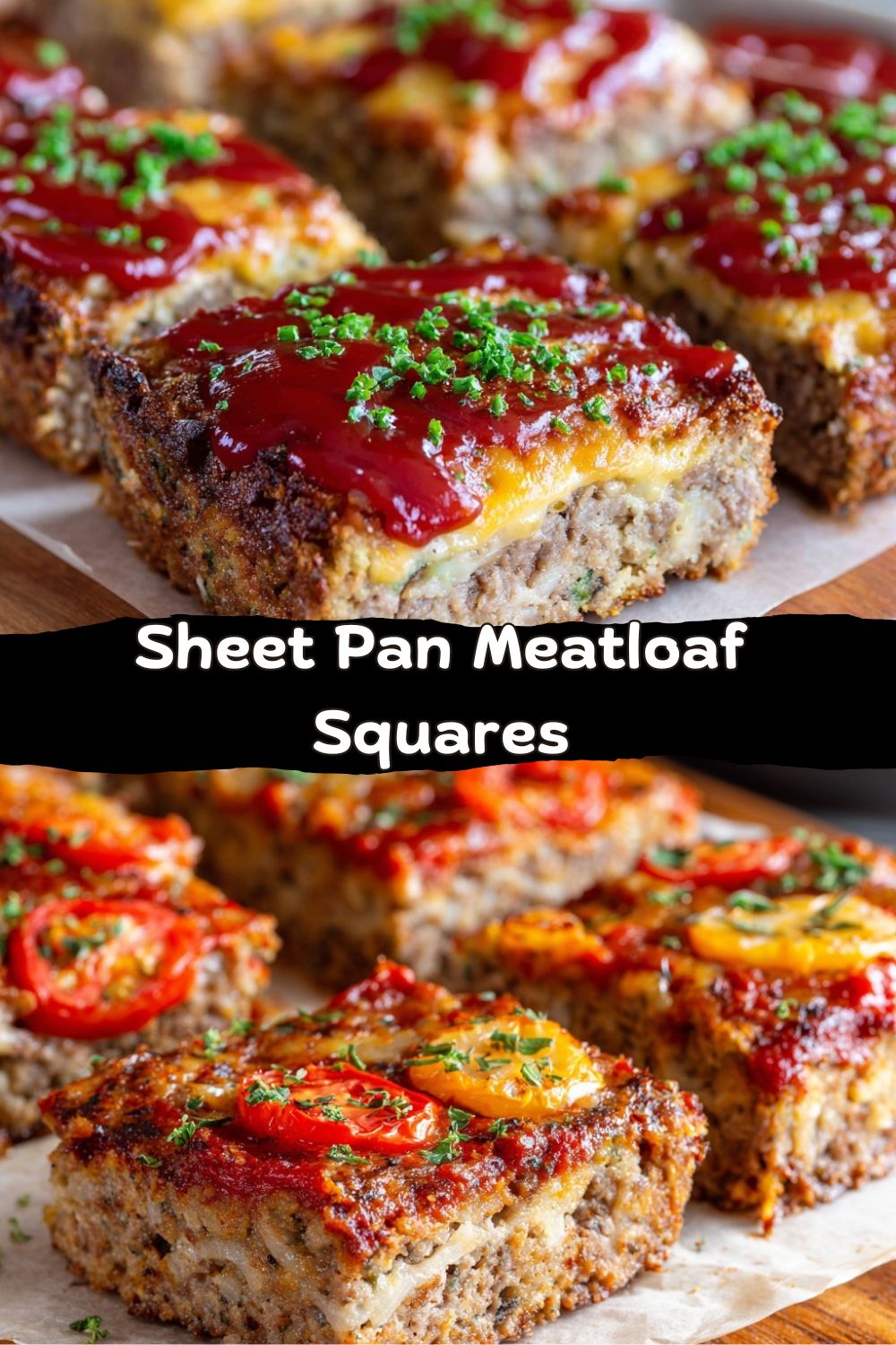 Sheet Pan Meatloaf Squares