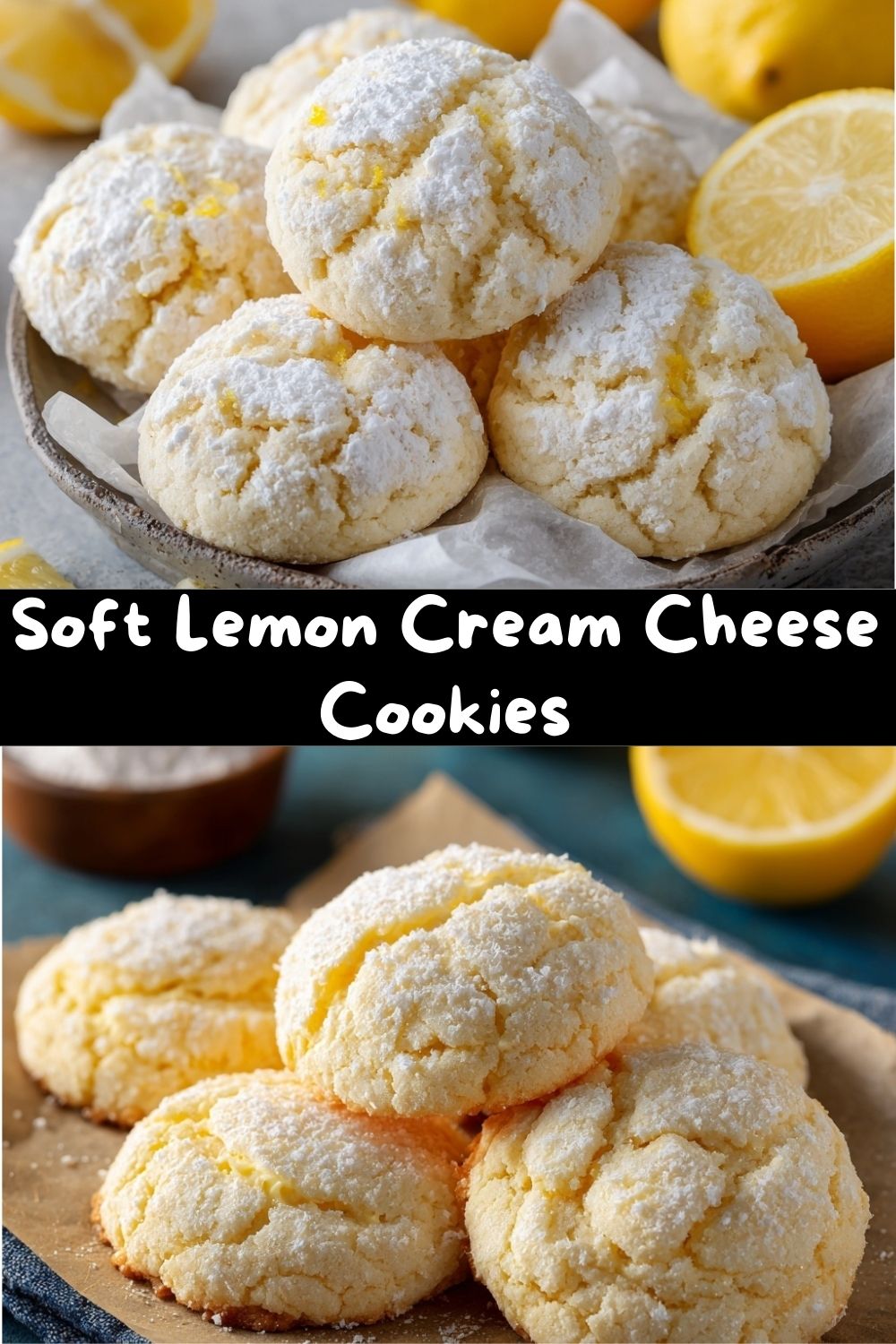 Soft Lemon Cream Cheese Cookies
