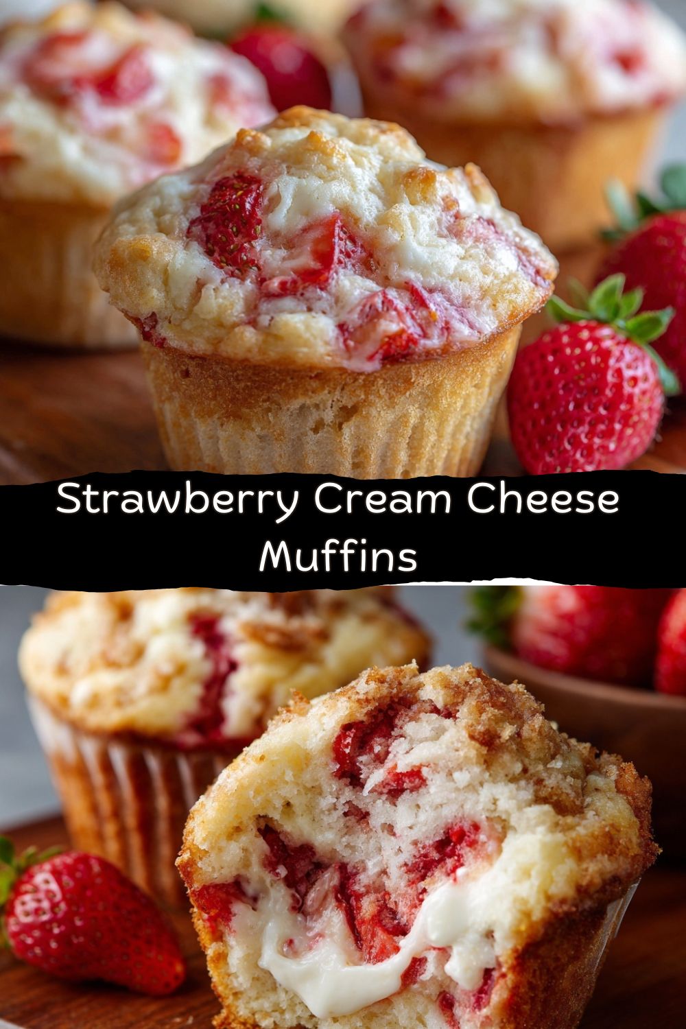 Strawberry Cream Cheese Muffins