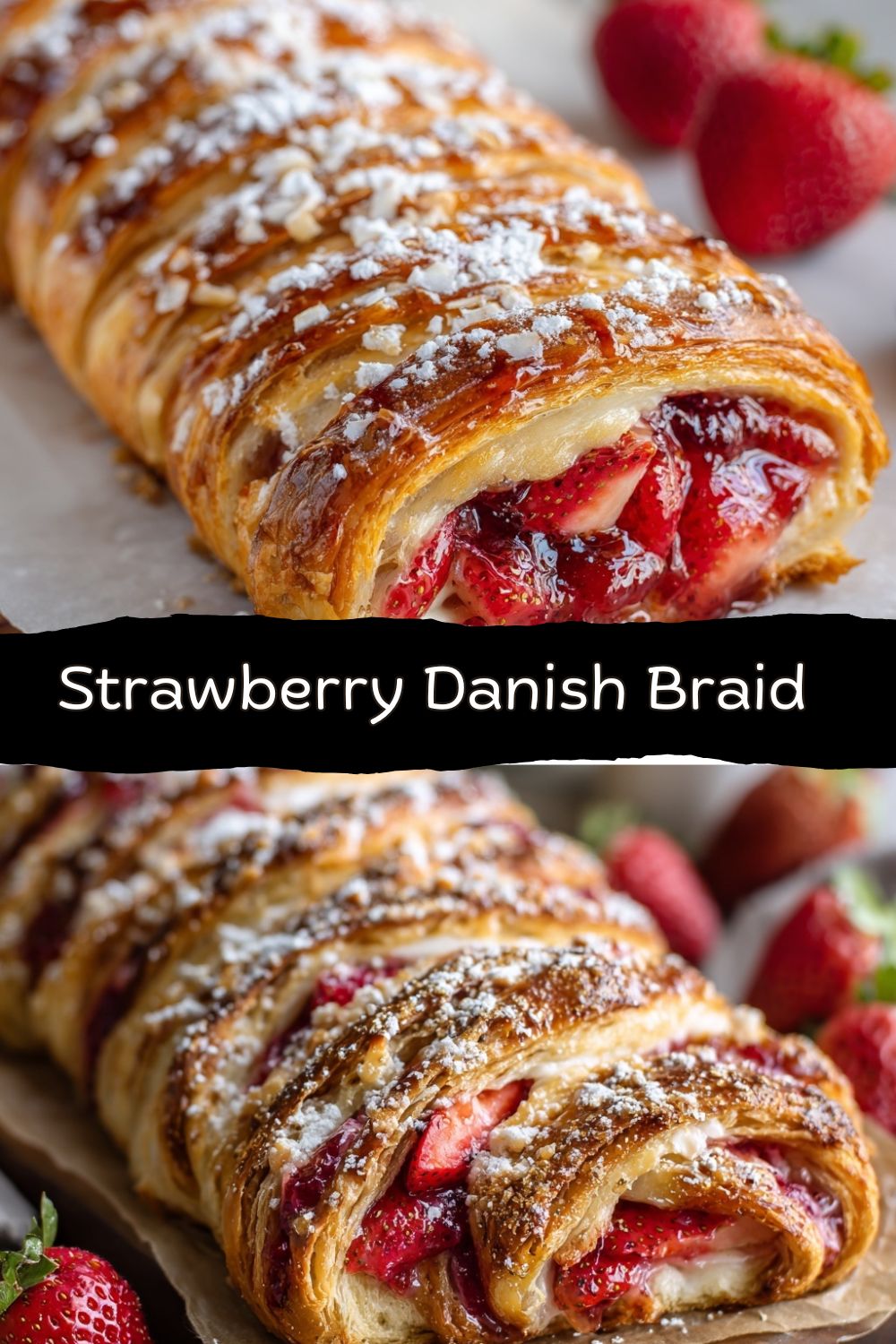 Strawberry Danish Braid