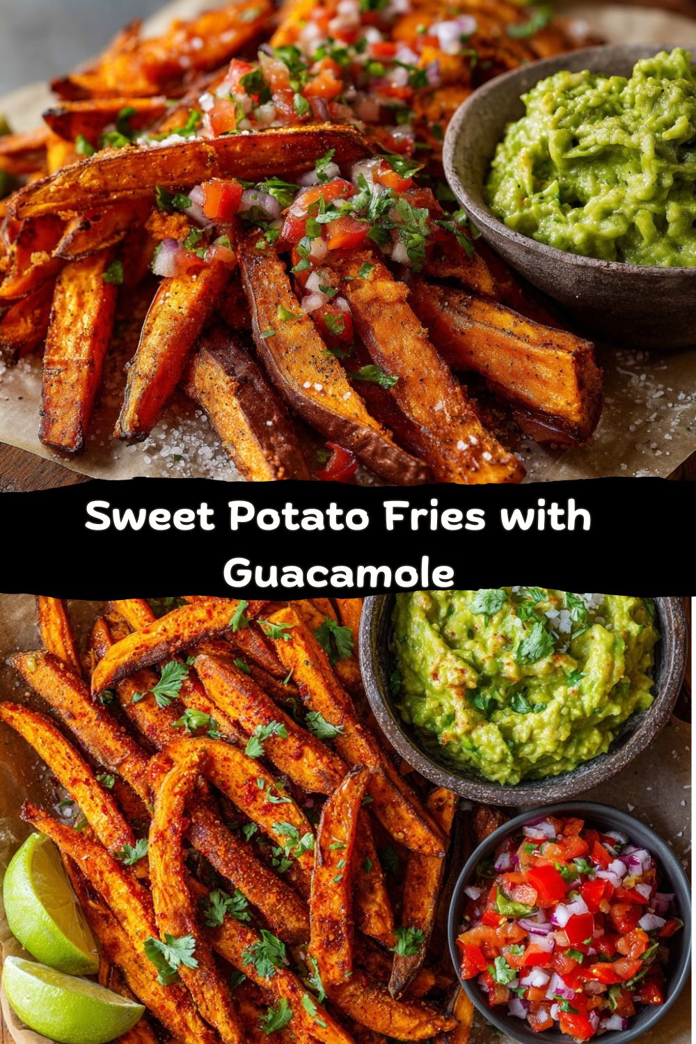 Sweet Potato Fries with Guacamole