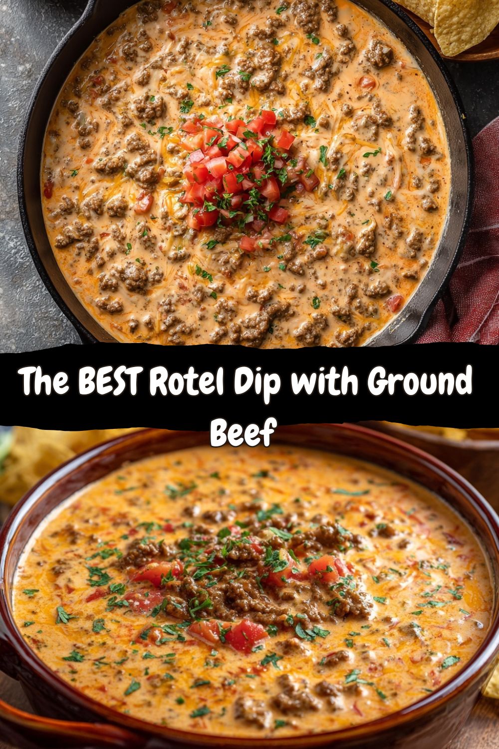 Rotel Dip with Ground Beef