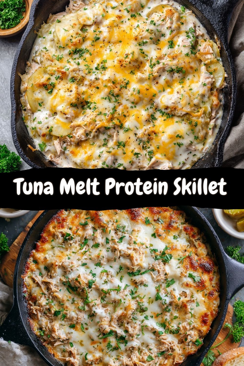 Tuna Melt Protein Skillet