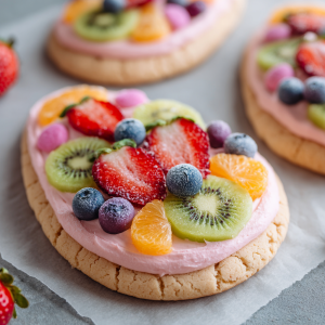 Easter Egg Fruit Pizza