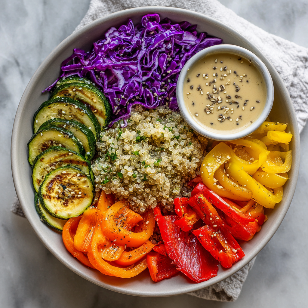 Rainbow Quinoa Power Bowls