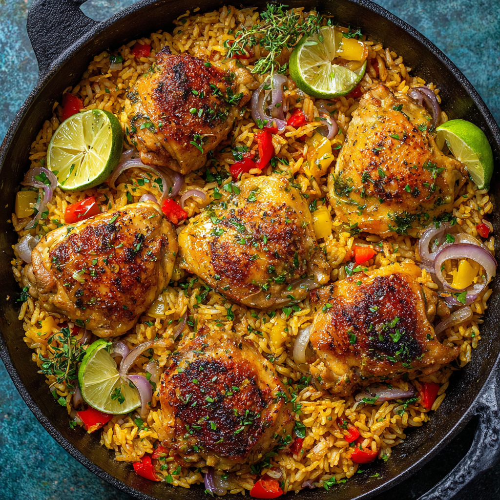 Caribbean Chicken and Rice