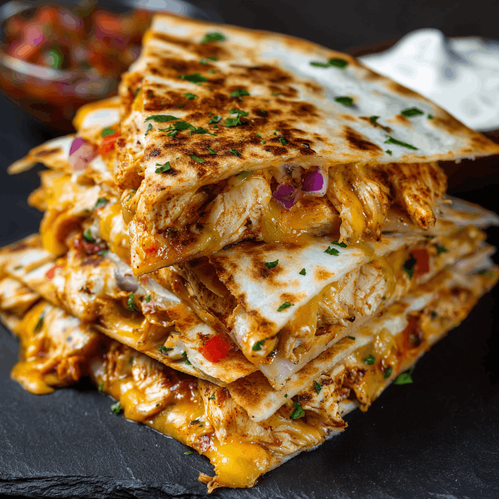 Easy Chicken Quesadilla
