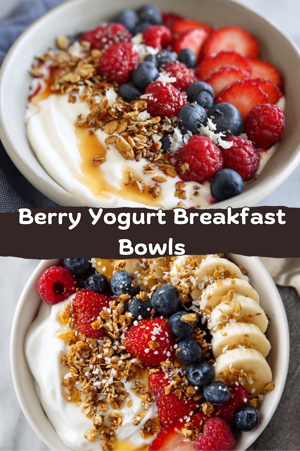 Berry Yogurt Breakfast Bowls