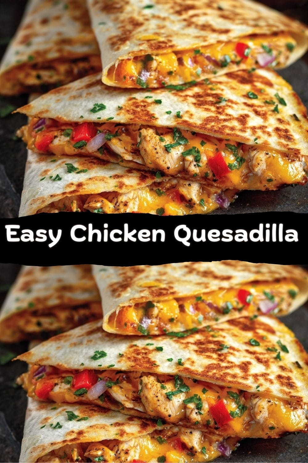 Easy Chicken Quesadilla 