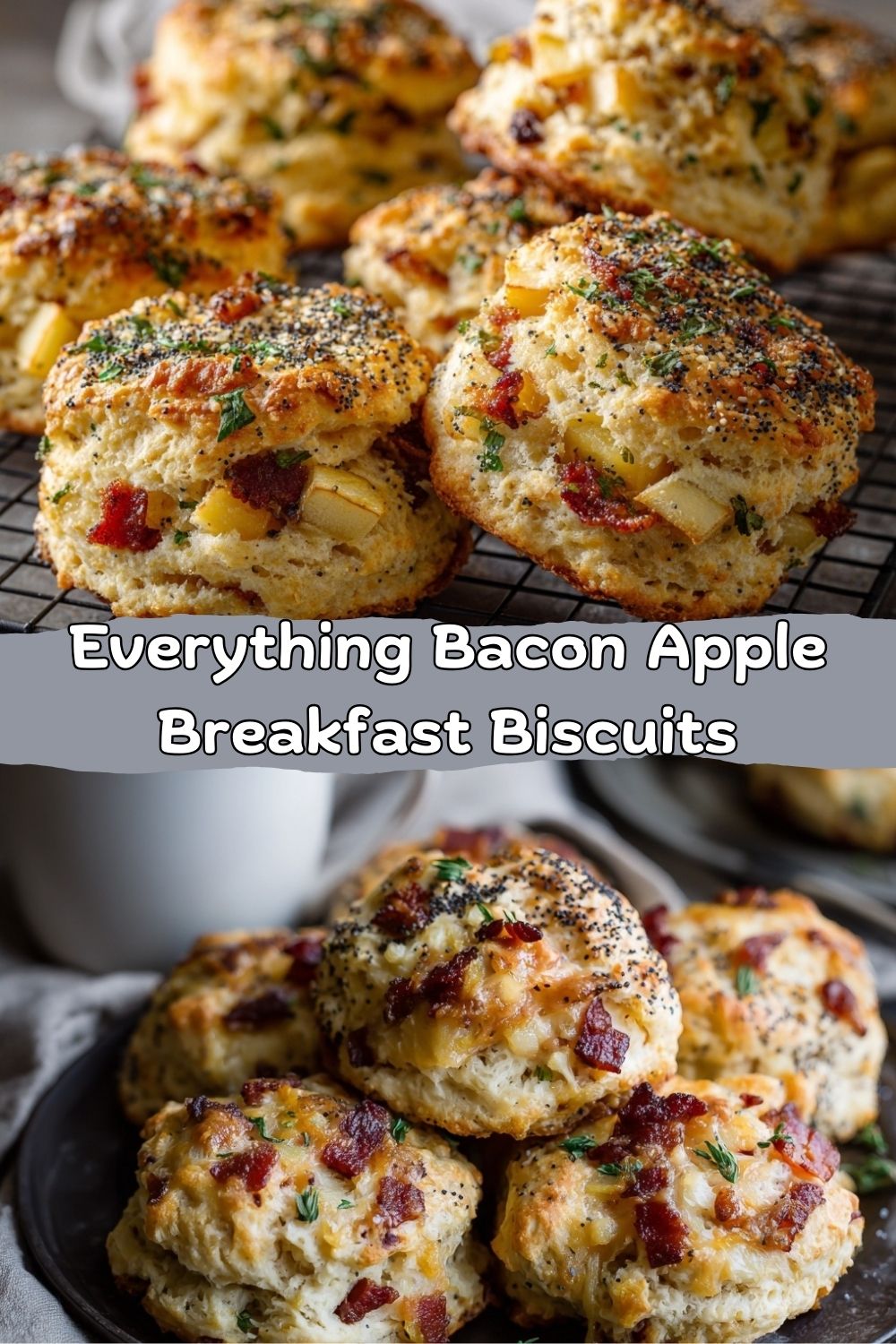 Everything Bacon Apple Breakfast Biscuits