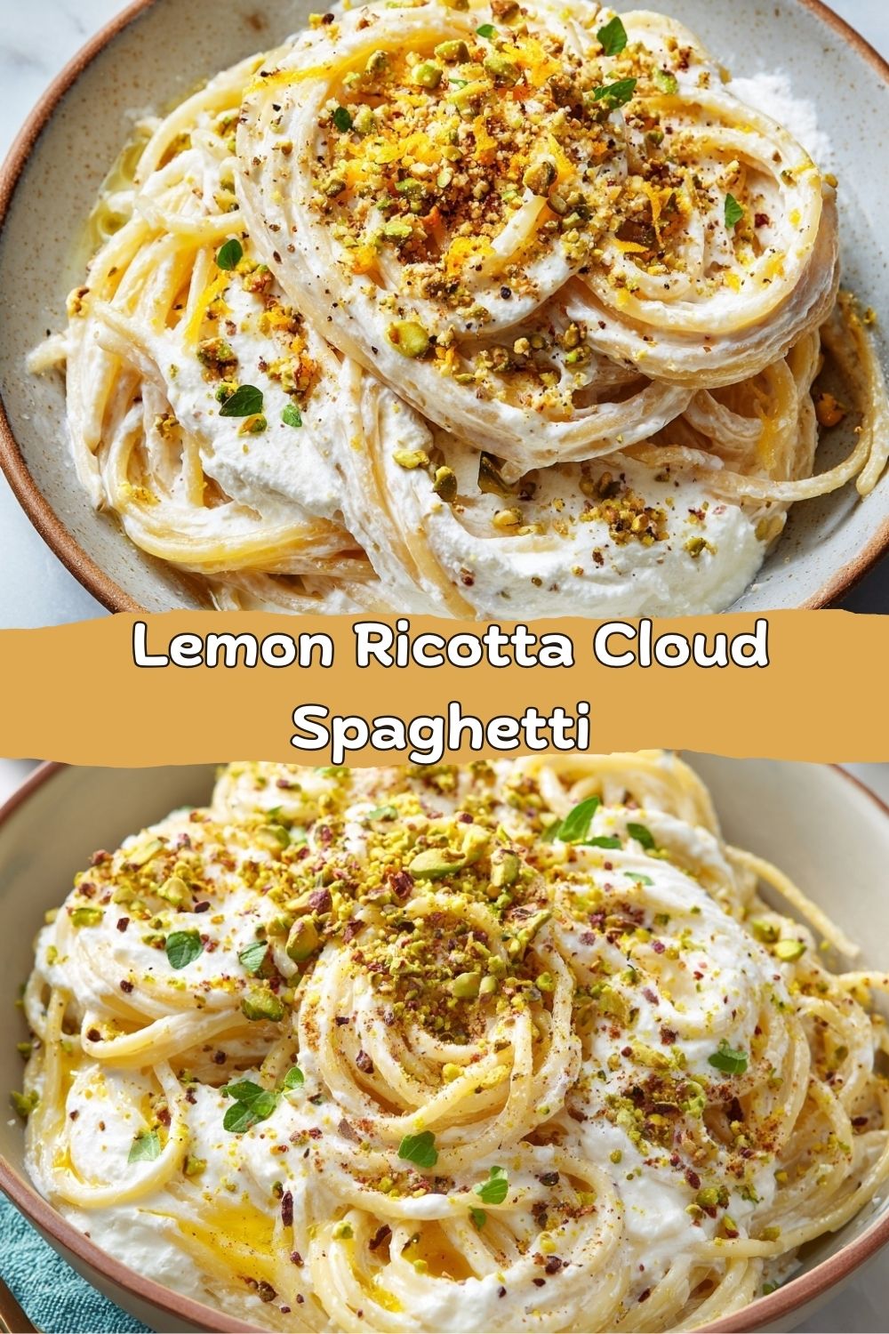 Lemon Ricotta Cloud Spaghetti