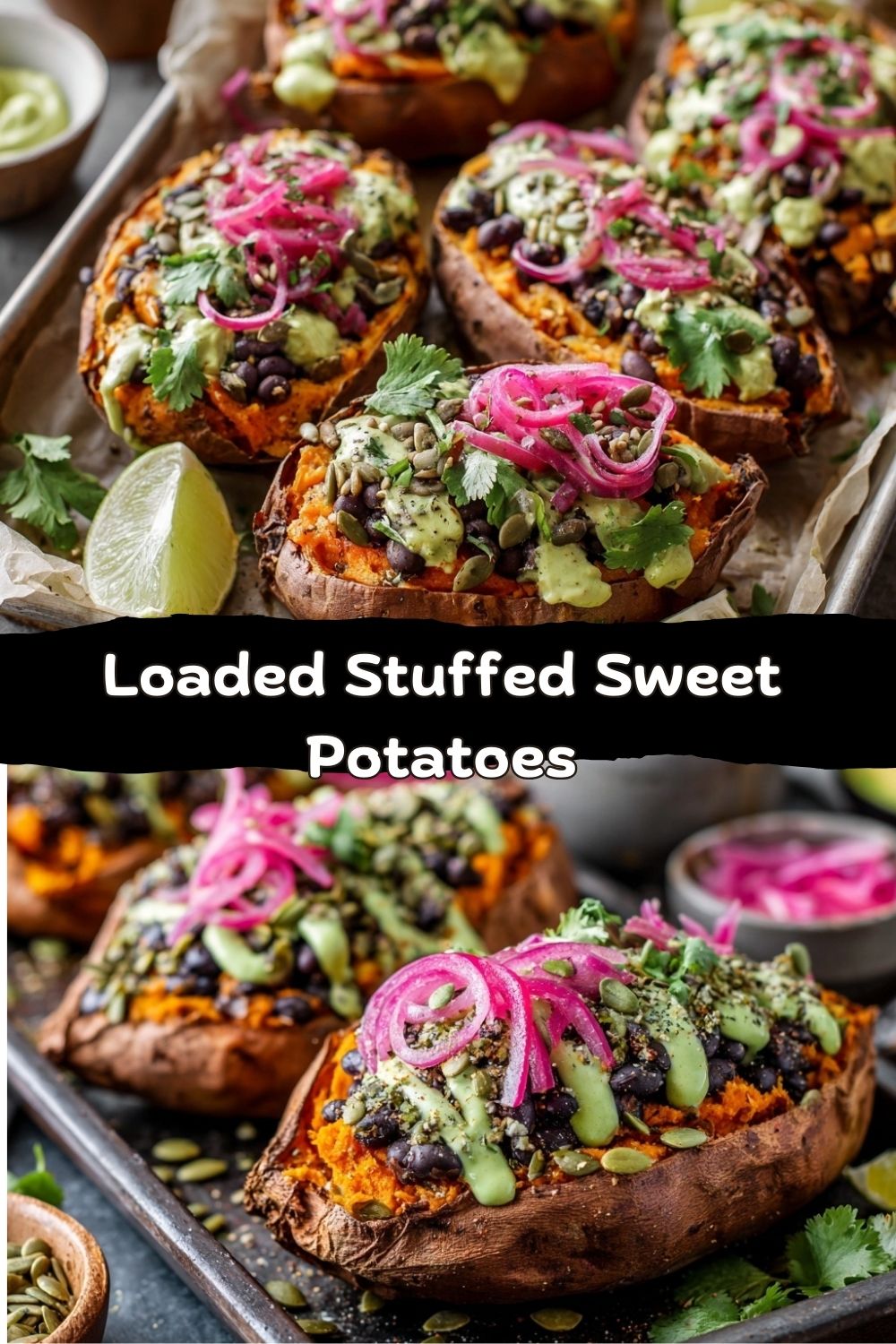 Loaded Stuffed Sweet Potatoes